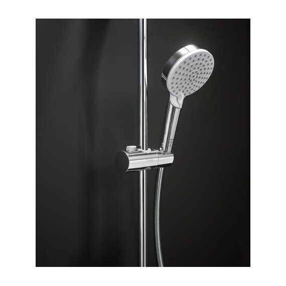 Душевая стойка с термостатом Hansgrohe Vernis Shape Showerpipe 230 1jet Green 26319000 - 4 Душевая стойка с термостатом Hansgrohe Vernis Shape Showerpipe 230 1jet Green 26319000 фото 4