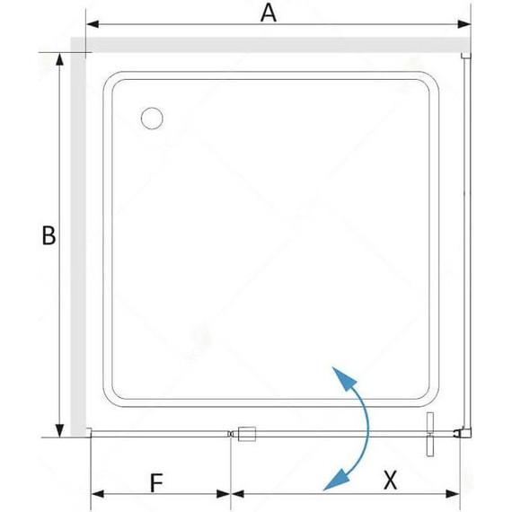 Душевое ограждение RGW SV-44-1B 120x90 см 063244129-014, чёрный/прозрачное фото 3