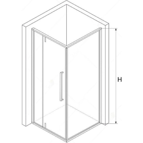 Душевое ограждение RGW SV-44-1B 90x80 см 063244198-014, чёрный/прозрачное фото 4