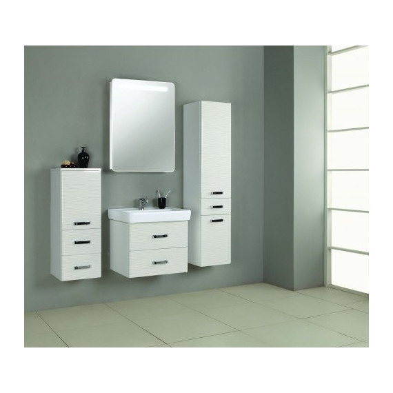 Тумба подвесная с раковиной Акватон Америна 60 см 1A1354K1AM010, белый фото 5