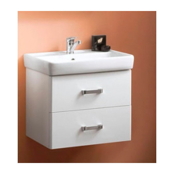 Тумба подвесная с раковиной Акватон Америна 60 см 1A1354K1AM010, белый фото 7