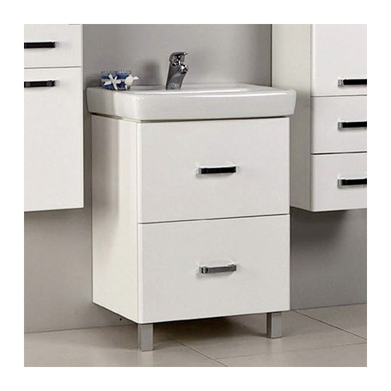 Тумба напольная с раковиной Акватон Америна 80Н см 1A1694K1AM010, белый фото 5