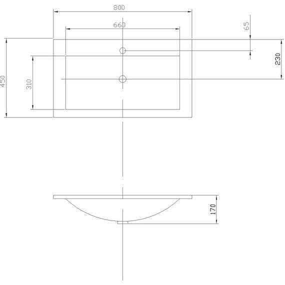 Раковина Акватон Премьер 80 см 1A702831PR010 фото 2