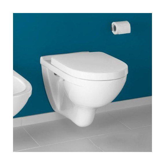 Унитаз подвесной Villeroy&Boch O.Novo Rimless 5660HR01 с крышкой микролифт фото 5