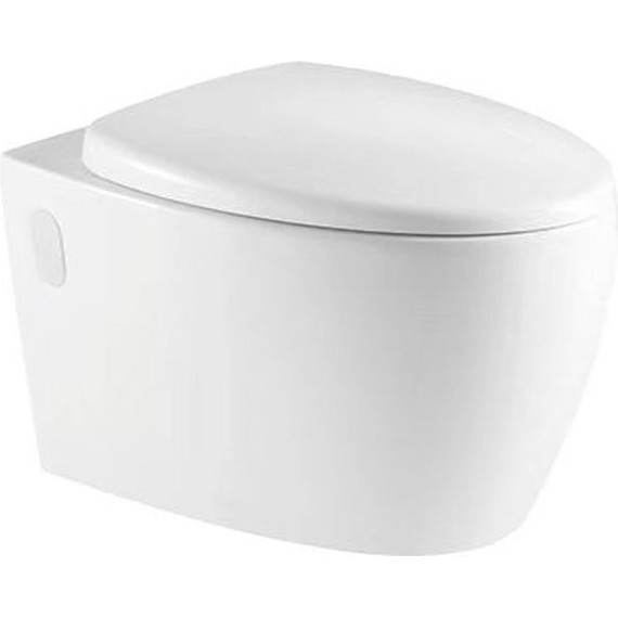 Унитаз подвесной безободковый Azario Deya AZ-2115 с крышкой микролифт фото 
