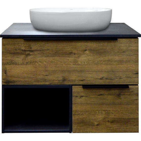 Тумба подвесная со столешницей Azario Gris 90 см CS00080423, дуб веллингтон - 2 Тумба подвесная со столешницей Azario Gris 90 см CS00080423, дуб веллингтон фото 2