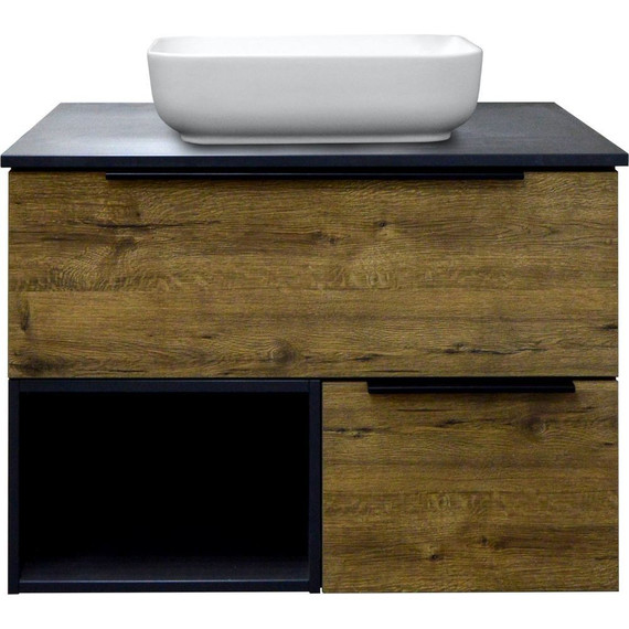 Тумба подвесная со столешницей Azario Gris 90 см CS00080423, дуб веллингтон - 4 Тумба подвесная со столешницей Azario Gris 90 см CS00080423, дуб веллингтон фото 4