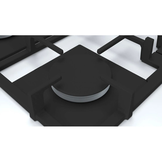 Газовая варочная поверхность Bosch Serie 4 PNP6B2B92R (белое стекло) фото 4