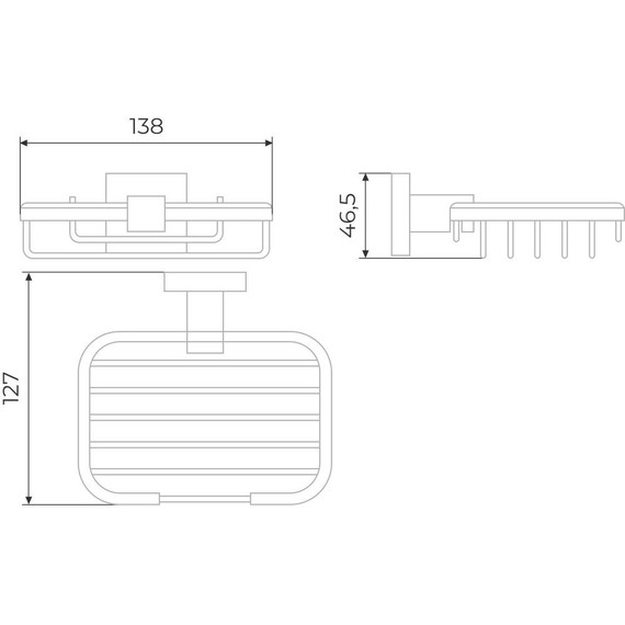 Мыльница Timo Selene 10025/00 фото 3