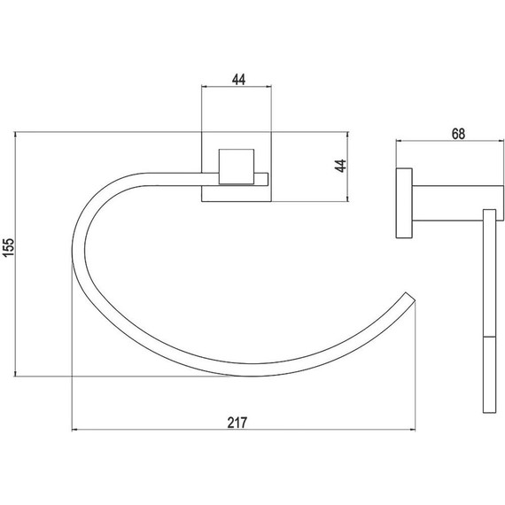 Полотенцедержатель Timo Selene 10050/00 фото 2