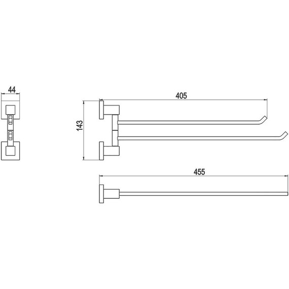Держатель для полотенца Timo Selene 10059/00 фото 2