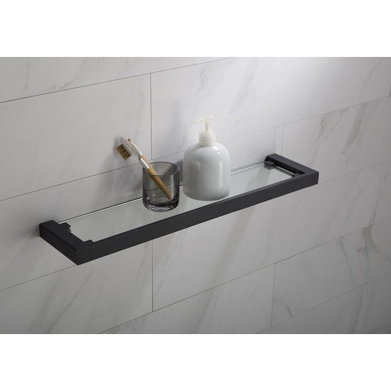 Стеклянная полка Timo Selene 14072/03, цвет чёрный фото 2