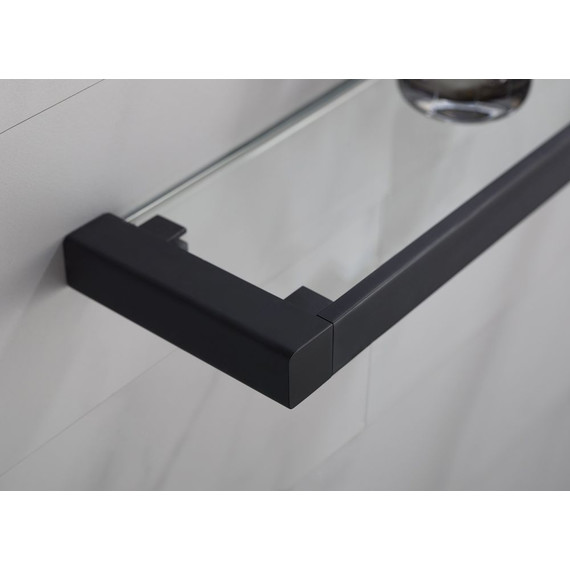 Стеклянная полка Timo Selene 14072/03, цвет чёрный фото 3