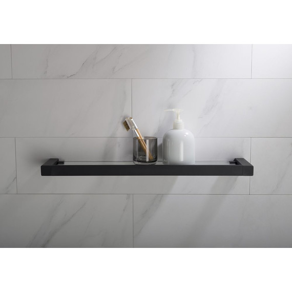 Стеклянная полка Timo Selene 14072/03, цвет чёрный фото 4