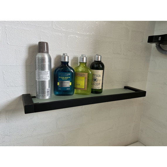 Стеклянная полка Timo Selene 14072/03, цвет чёрный фото 6