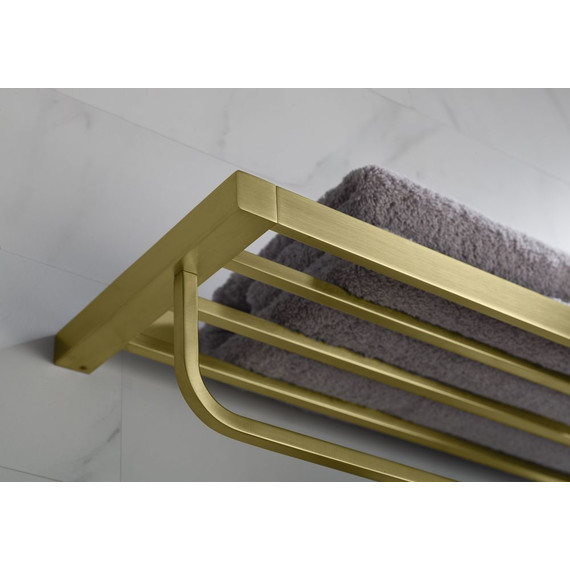 Полка для полотенец Timo Selene 17058/17, цвет золото матовое фото 3