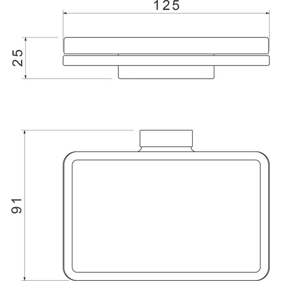 Мыльница Timo Torne 43022/17, цвет золото матовое фото 2