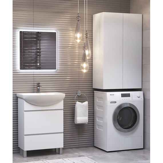 Шкаф подвесной Vigo Wing 64 см sh.WIN.64.2D белый (Уценка сколы на ящиках и дверце) фото 10