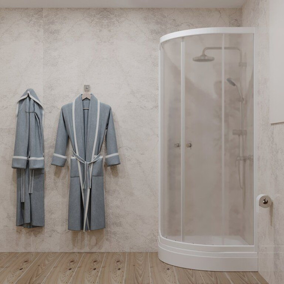 Душевое ограждение Triton Ультра 80 см, белый/прозрачное - 4 Душевое ограждение Triton Ультра 80 см, белый/прозрачное фото 4