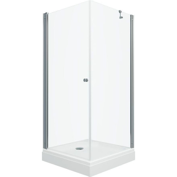 Душевое ограждение Triton Форта 90x90 см, хром/прозрачное фото 