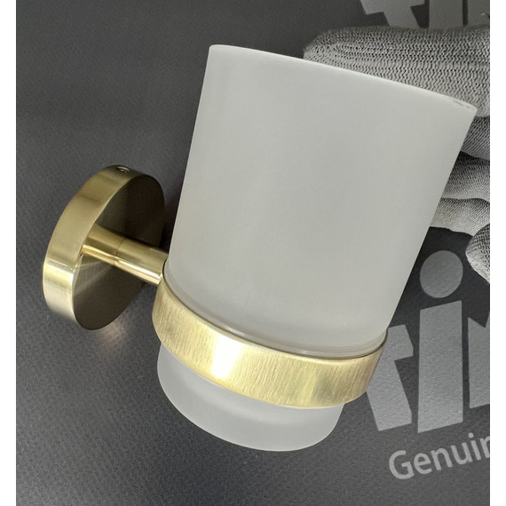 Стакан для зубных щеток Timo Saona 13031/17, золото матовое фото 4