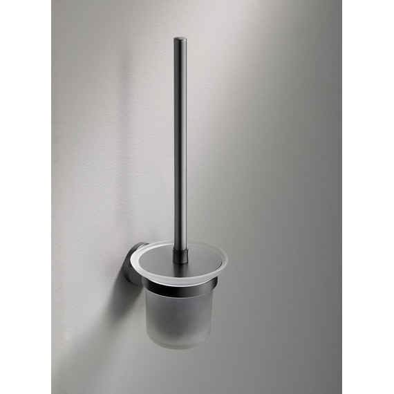 Ёршик для унитаза Timo Saona 13061/18, цвет чёрное золото фото 2