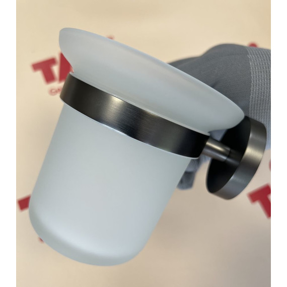 Ёршик для унитаза Timo Saona 13061/18, цвет чёрное золото фото 5