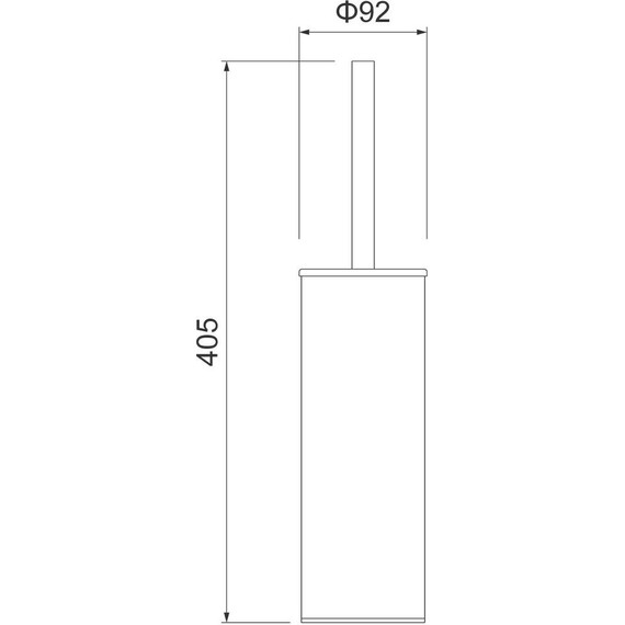 Ёршик для унитаза Timo Saona 13161/03, цвет чёрный фото 6