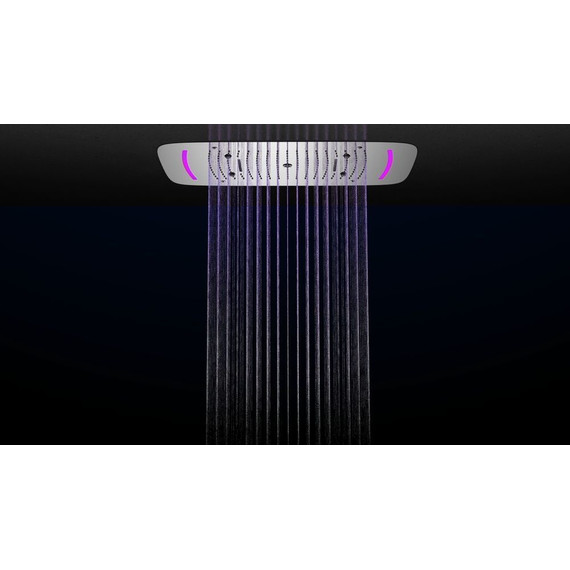 Душевая система для душа с термостатом Timo Saona SX-2319/18SM, чёрное золото фото 4