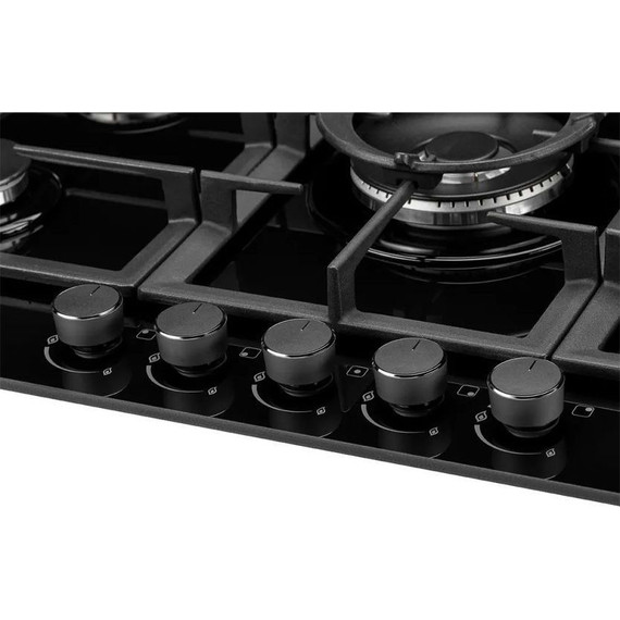 Газовая варочная поверхность Kuppersberg FG 95 B (чёрное стекло) фото 3