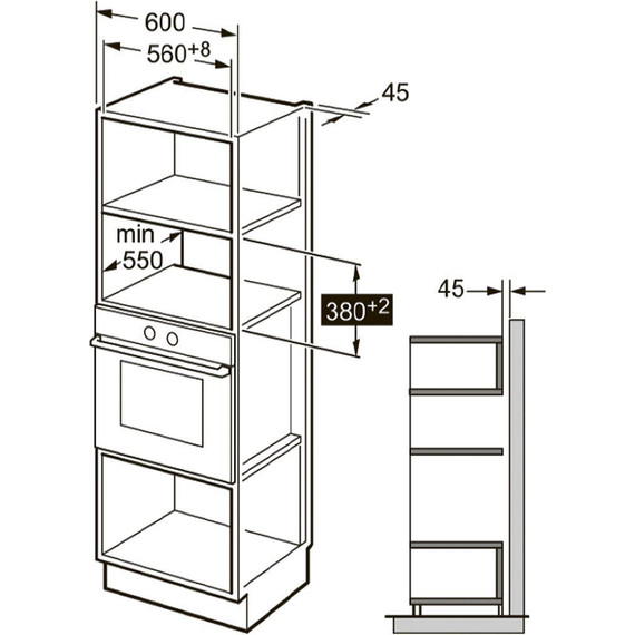 Встраиваемая микроволновая печь Kuppersberg HMW 650 BL фото 8