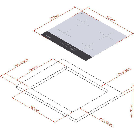 Индукционная варочная поверхность Kuppersberg ICD 601 фото 2