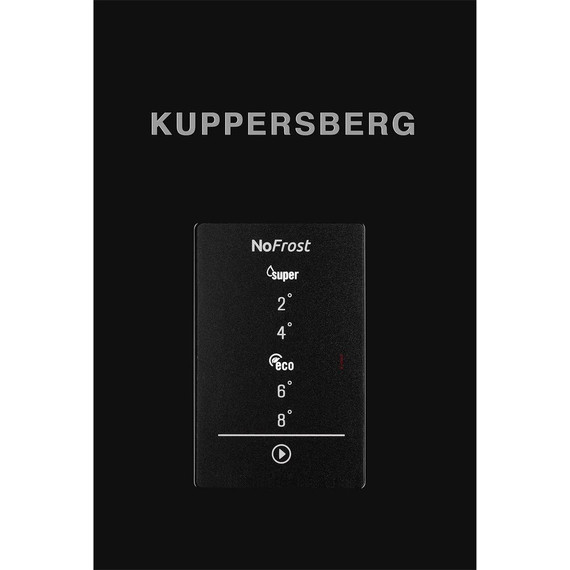 Двухкамерный холодильник Kuppersberg NRS 186 BK фото 5