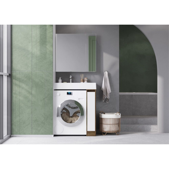 Тумба напольная с раковиной-столешницей Акватон Лондри 80 см 1A2671K2LHDR0, дуб рустикальный/белый - 7 Тумба напольная с раковиной-столешницей Акватон Лондри 80 см 1A2671K2LHDR0, дуб рустикальный/белый фото 7