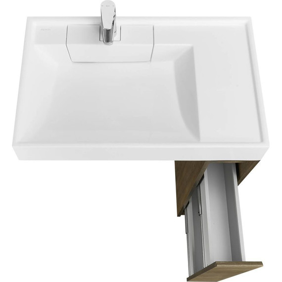 Тумба напольная с раковиной-столешницей Акватон Лондри 80 см 1A2671K1LHDY0, дуб кантри - 5 Тумба напольная с раковиной-столешницей Акватон Лондри 80 см 1A2671K1LHDY0, дуб кантри фото 5