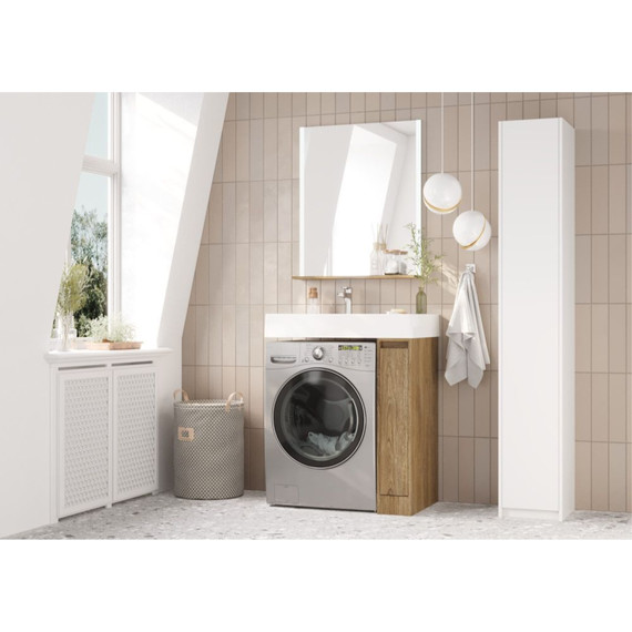 Тумба напольная с раковиной-столешницей Акватон Лондри 80 см 1A2671K1LHDY0, дуб кантри - 7 Тумба напольная с раковиной-столешницей Акватон Лондри 80 см 1A2671K1LHDY0, дуб кантри фото 7