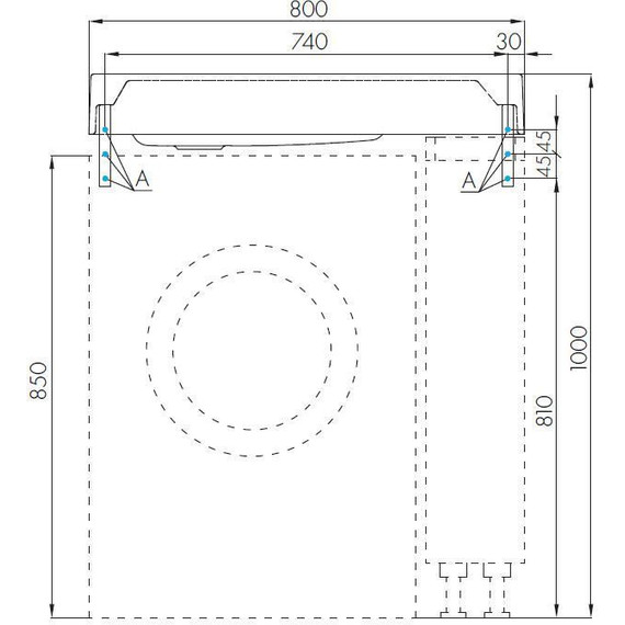 Тумба напольная с раковиной-столешницей Акватон Лондри 80 см 1A2671K2LHDR0, дуб рустикальный/белый - 13 Тумба напольная с раковиной-столешницей Акватон Лондри 80 см 1A2671K2LHDR0, дуб рустикальный/белый фото 13