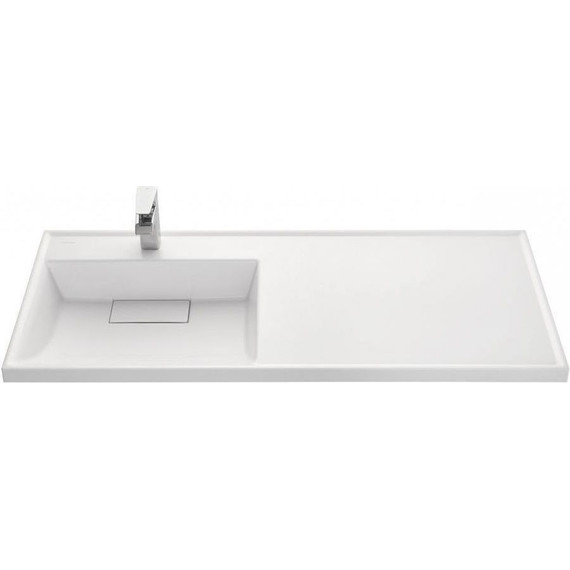 Тумба напольная с раковиной-столешницей Акватон Лондри 120 см 1A2669K1LHDY0 (раковина слева) дуб кантри фото 7