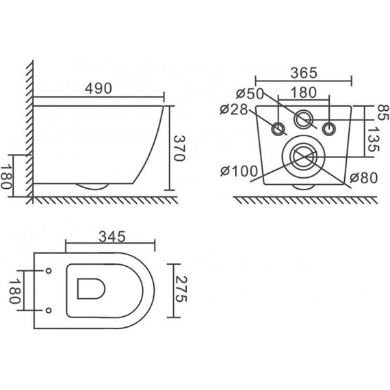 Инсталляция с подвесным безободковым унитазом BelBagno Colorato BB062CHR-MB/BB062SC-MB/BB002-80/BB007-PR-NERO.M (кнопка смыва Prospero, черный матовый) - 7 Инсталляция с подвесным безободковым унитазом BelBagno Colorato BB062CHR-MB/BB062SC-MB/BB002-80/BB007-PR-NERO.M (кнопка смыва Prospero, черный матовый) фото 7