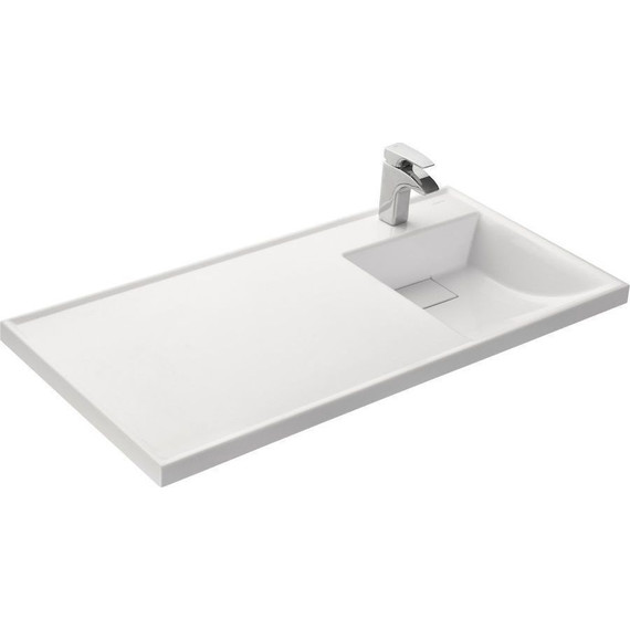 Тумба напольная с раковиной-столешницей Акватон Лондри 105 см 1A2670K1LHDR0 (раковина справа) дуб рустикальный - 3 Тумба напольная с раковиной-столешницей Акватон Лондри 105 см 1A2670K1LHDR0 (раковина справа) дуб рустикальный фото 3