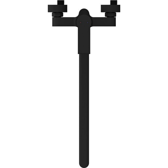 Смеситель для ванны Cersanit Brasko Black 64092, черный, Цвет производителя: чёрный фото 8