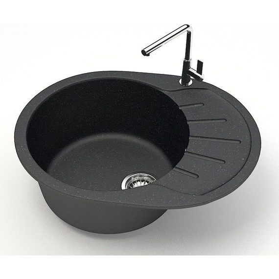 Кухонная мойка Azario Light CS00079920, чёрный, Цвет производителя: чёрный фото 2