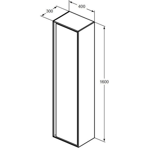 Пенал подвесной Ideal Standard Connect Air 40 см E0832B2 - 8 Пенал подвесной Ideal Standard Connect Air 40 см E0832B2 фото 8