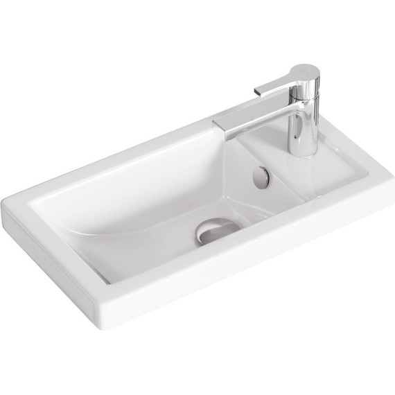 Тумба подвесная с раковиной Aqwella Urban 45 см URB0145DD, дуб давос, Цвет фасада: светлое дерево фото 6