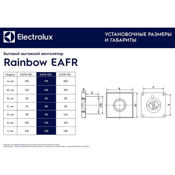 Вентилятор вытяжной с таймером и гигростатом Electrolux Rainbow EAFR-120TH beige - 6 Вентилятор вытяжной с таймером и гигростатом Electrolux Rainbow EAFR-120TH beige фото 6