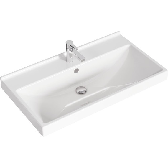 Тумба подвесная с раковиной Aqwella Urban 80 см URB0108DB, дуб балтийский, Цвет фасада: тёмное дерево - 5 Тумба подвесная с раковиной Aqwella Urban 80 см URB0108DB, дуб балтийский, Цвет фасада: тёмное дерево фото 5