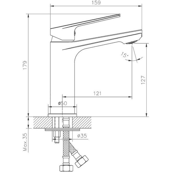 Смеситель для раковины Belz B10533 фото 4
