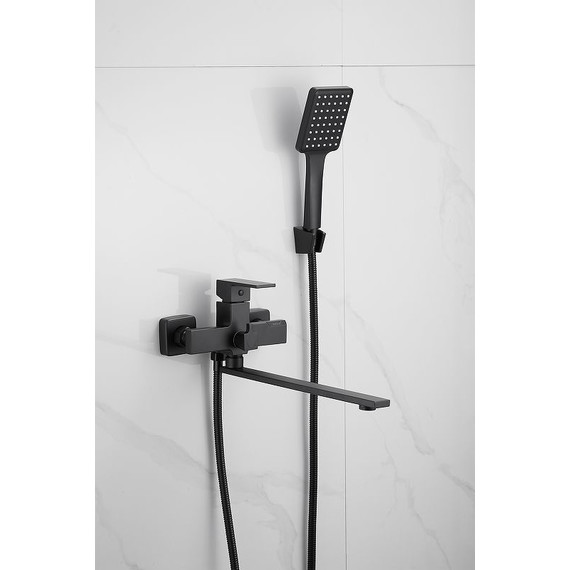 Смеситель для ванны Belz B22613-7, чёрный, Цвет производителя: чёрный фото 2