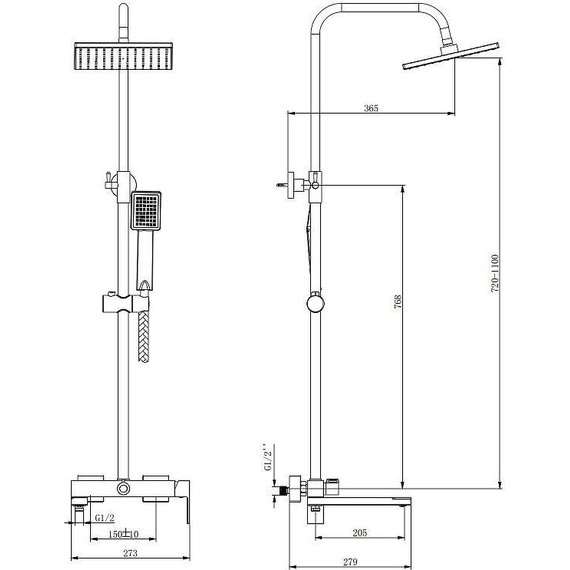 Душевая стойка Belz B24613 фото 3