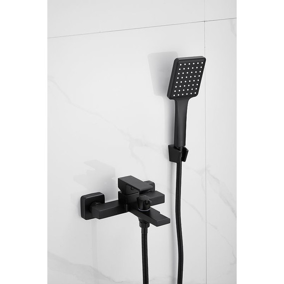 Смеситель для ванны Belz B60613-7, чёрный, Цвет производителя: чёрный фото 2